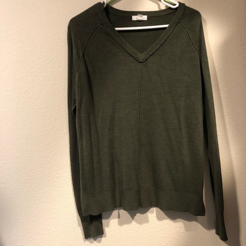 Olive green sweater